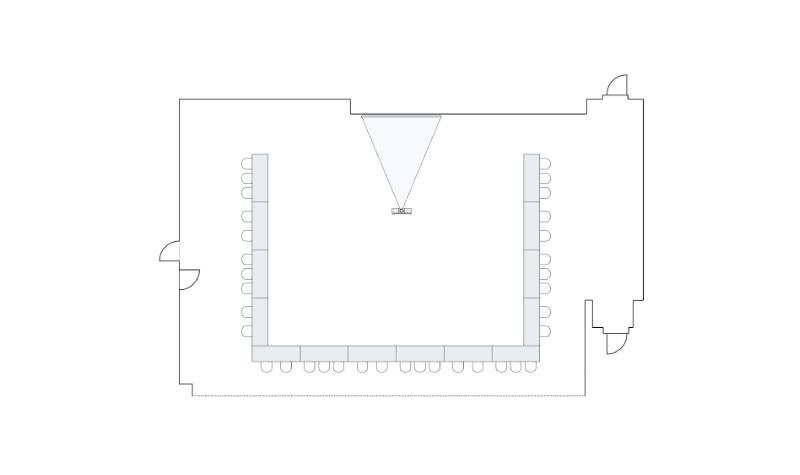 Statesman I & II U-Shape floorplan